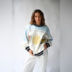 YLLW KEEP IT IN THE NEIGHBORHOOD SWEATSHIRT 100% cotton yellow the label top M